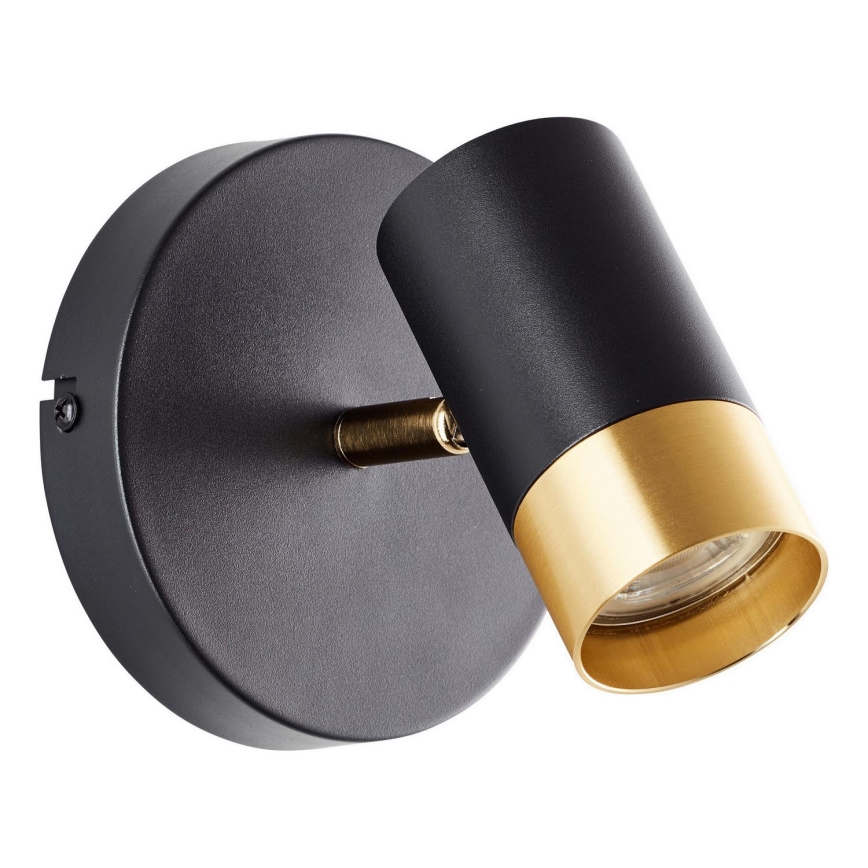 Brilliant - LED kinkiet punktowy VIGOLO 1xGU10/5W/230V czarny/złoty
