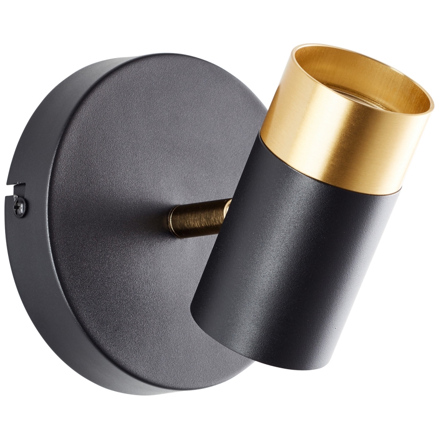 Brilliant - LED kinkiet punktowy VIGOLO 1xGU10/5W/230V czarny/złoty