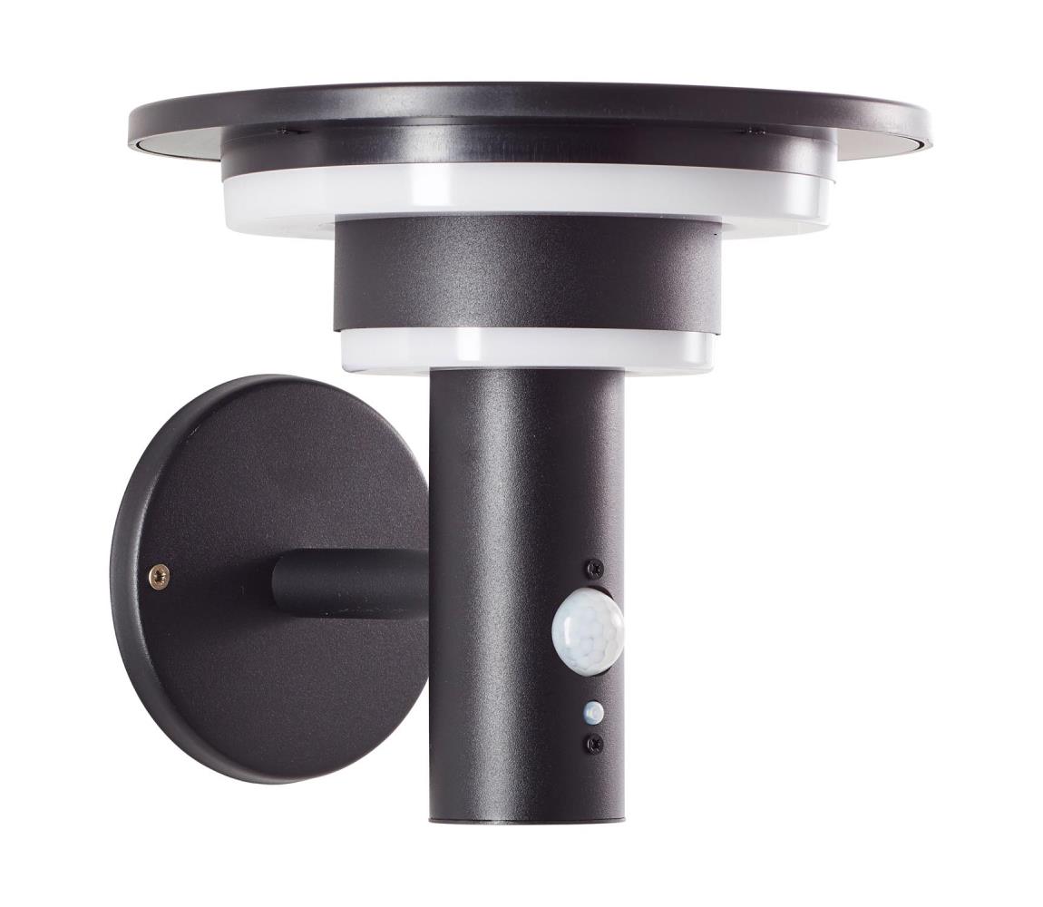 Brilliant - LED Kinkiet solarny z czujnikiem GARVINA LED/3W/3,7V IP44
