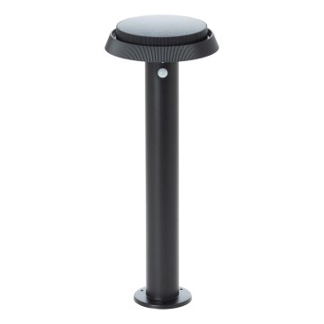 Brilliant - LED Lampa solarna z czujnikiem ALVERO LED/4W/3,7V 50 cm IP44 czarny