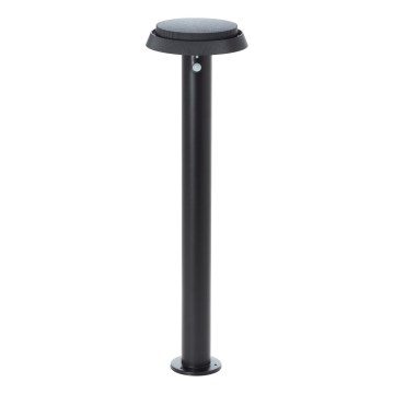Brilliant - LED Lampa solarna z czujnikiem ALVERO LED/4W/3,7V 70 cm IP44 czarny