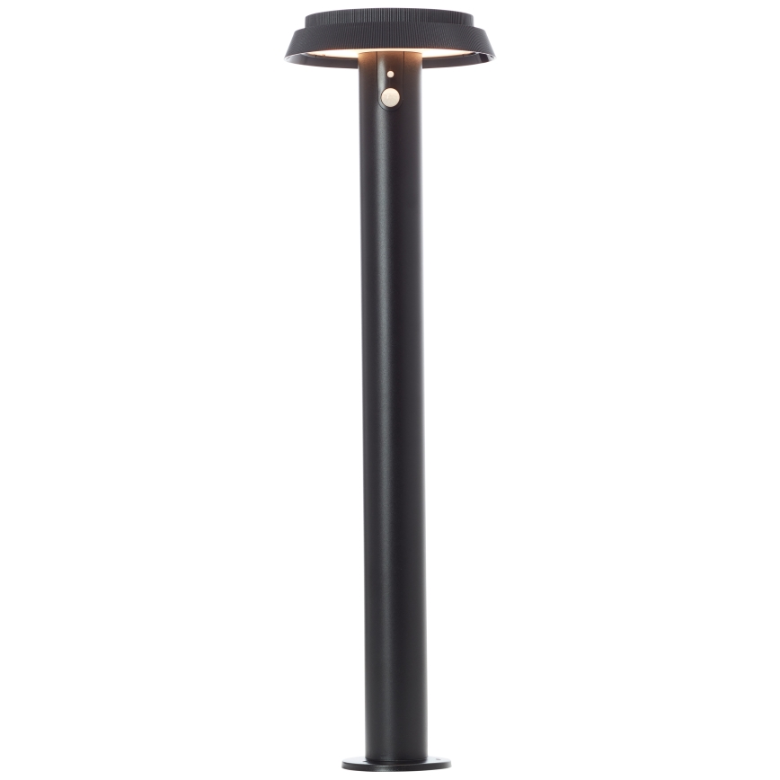 Brilliant - LED Lampa solarna z czujnikiem ALVERO LED/4W/3,7V 70 cm IP44 czarny