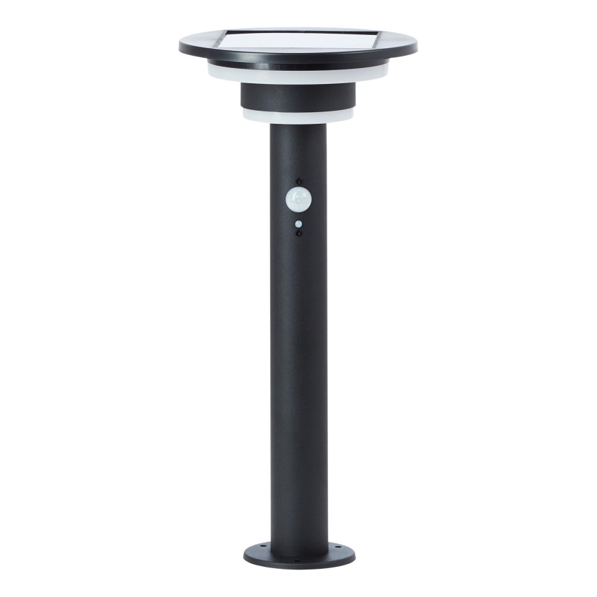 Brilliant - LED Lampa solarna z czujnikiem GARVINA LED/3W/3,7V 2000 mAh 45 cm IP44 czarny