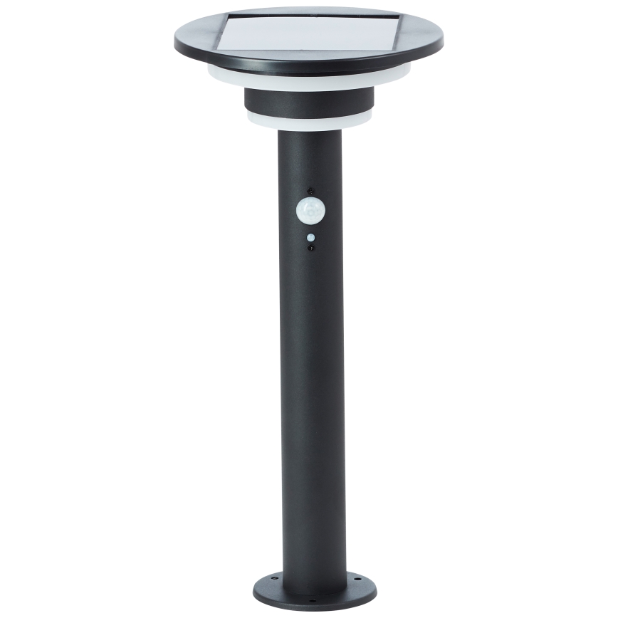 Brilliant - LED Lampa solarna z czujnikiem GARVINA LED/3W/3,7V 2000 mAh 45 cm IP44 czarny