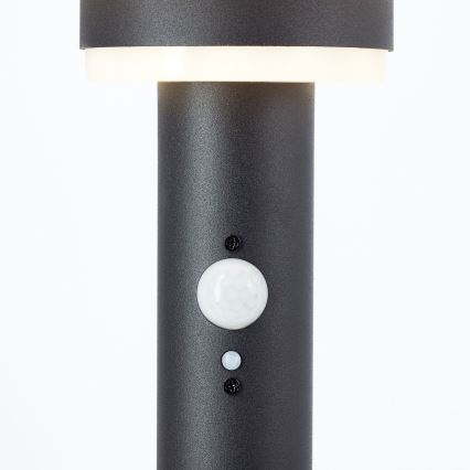 Brilliant - LED Lampa solarna z czujnikiem GARVINA LED/3W/3,7V 2000 mAh 45 cm IP44 czarny