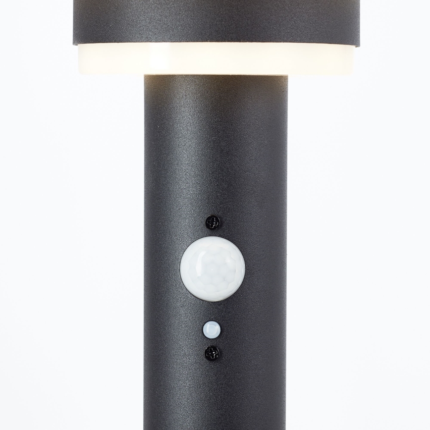 Brilliant - LED Lampa solarna z czujnikiem GARVINA LED/3W/3,7V 2000 mAh 45 cm IP44 czarny