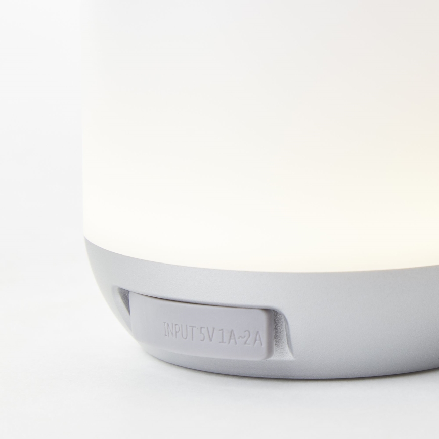 Brilliant - LED Lampa stołowa ściemnialna zewnętrzna GEMMA LED/1,9W/5V IP44 biały