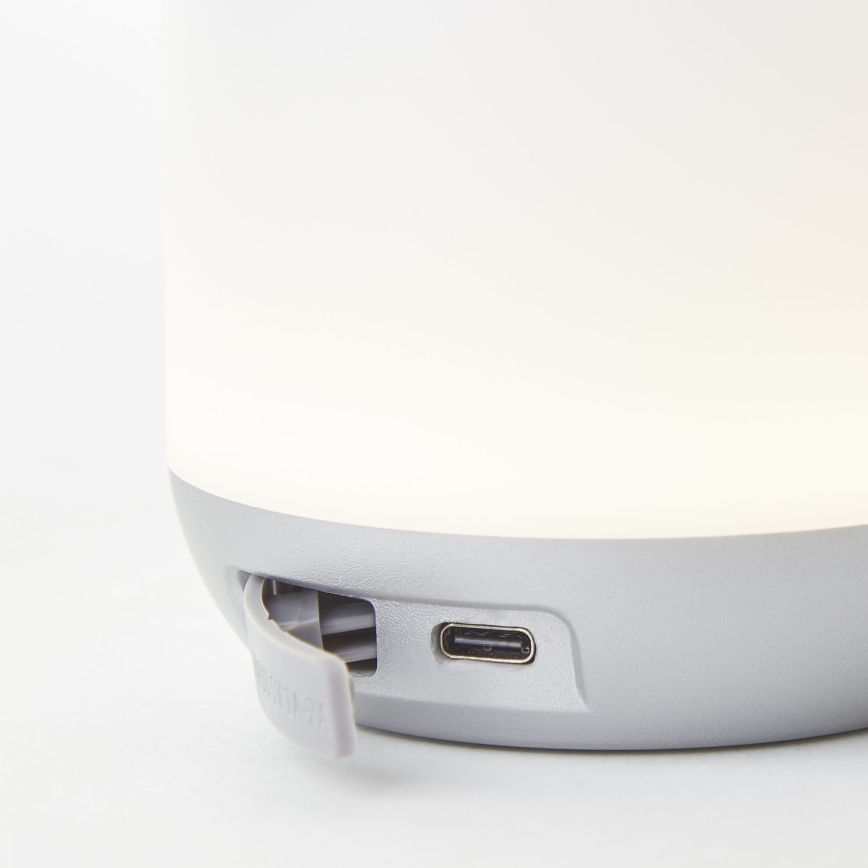 Brilliant - LED Lampa stołowa ściemnialna zewnętrzna GEMMA LED/1,9W/5V IP44 biały