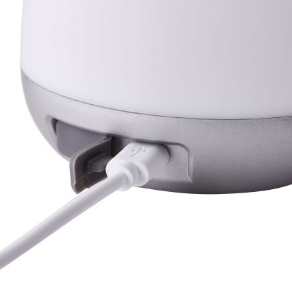 Brilliant - LED Lampa stołowa ściemnialna zewnętrzna GEMMA LED/1,9W/5V IP44 biały