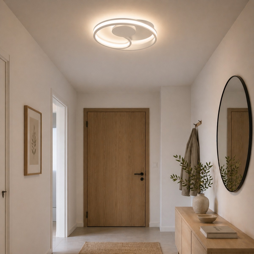 Brilliant - Lampa sufitowa LED REVOLA LED/33W/230V 3000/4000/6500K Ø 40 cm biała