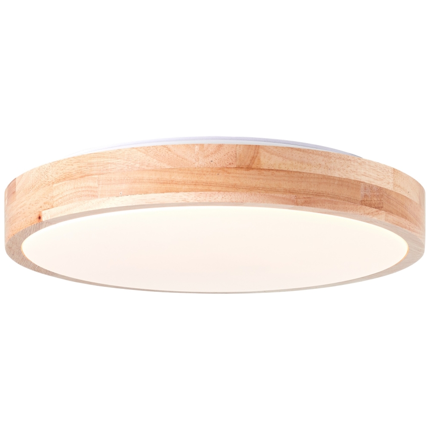 Brilliant - LED Lampa sufitowa SLIMLINE LED/24W/230V śr. 34,5 cm drewno kauczukowe