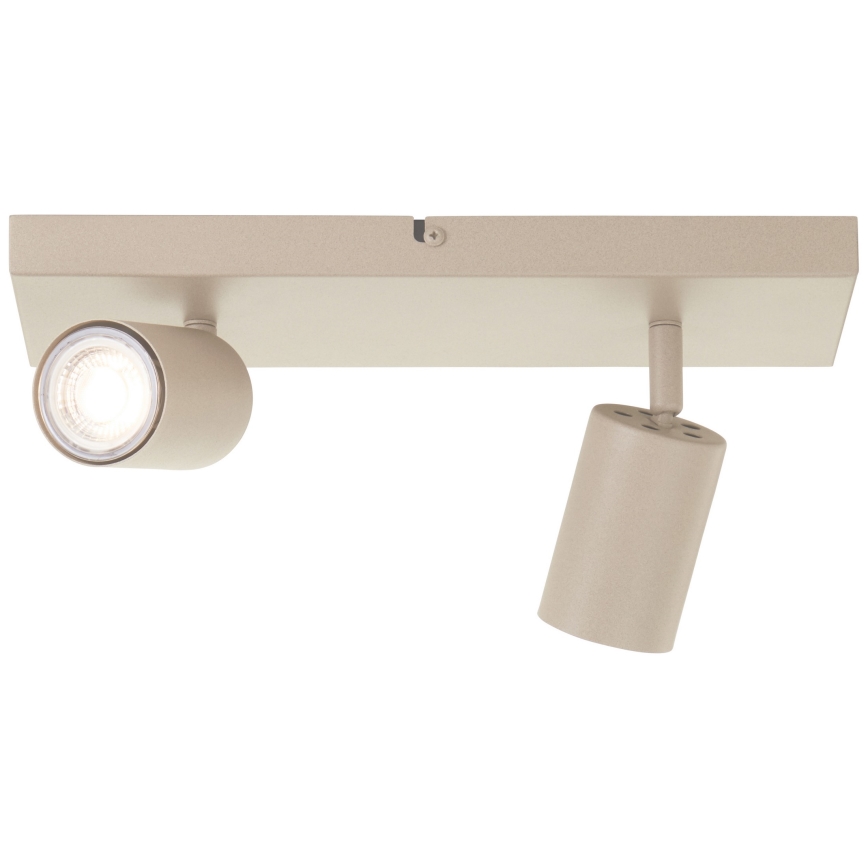 Brilliant - LED Oprawa punktowa JELLO 2xGU10/5W/230V beżowa