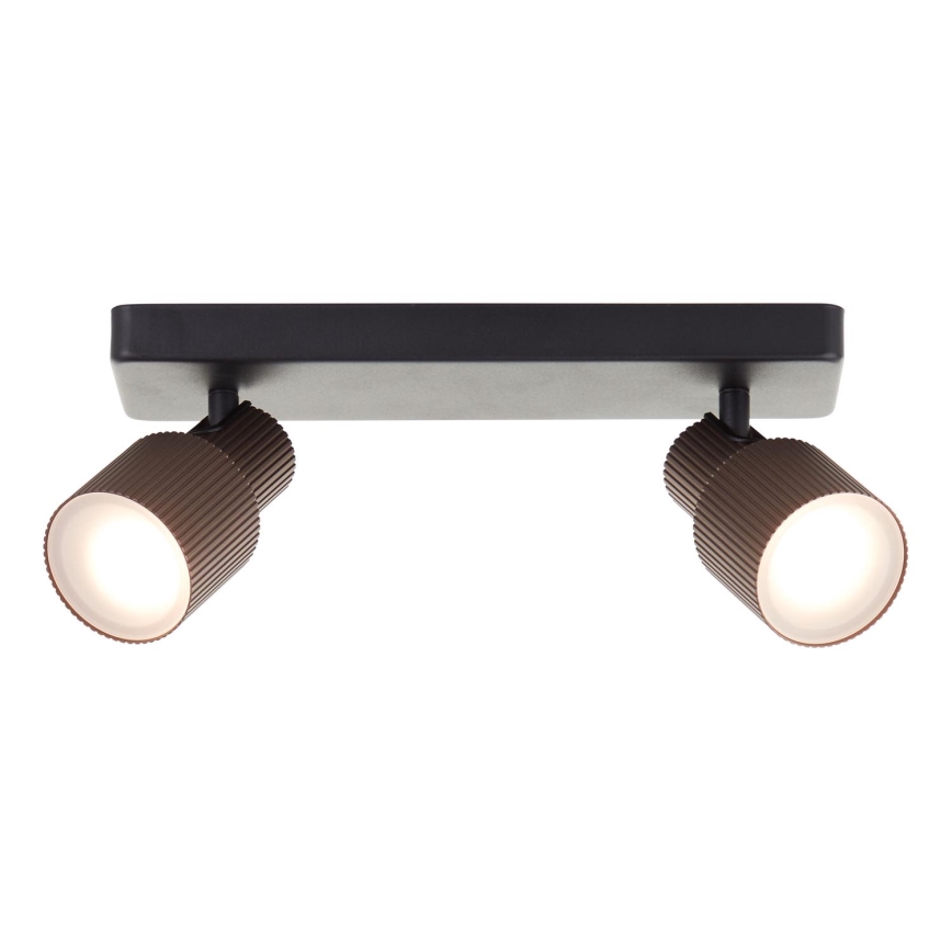 Brilliant - LED Oświetlenie punktowe CADIZ 2xGU10/5W/230V brąz