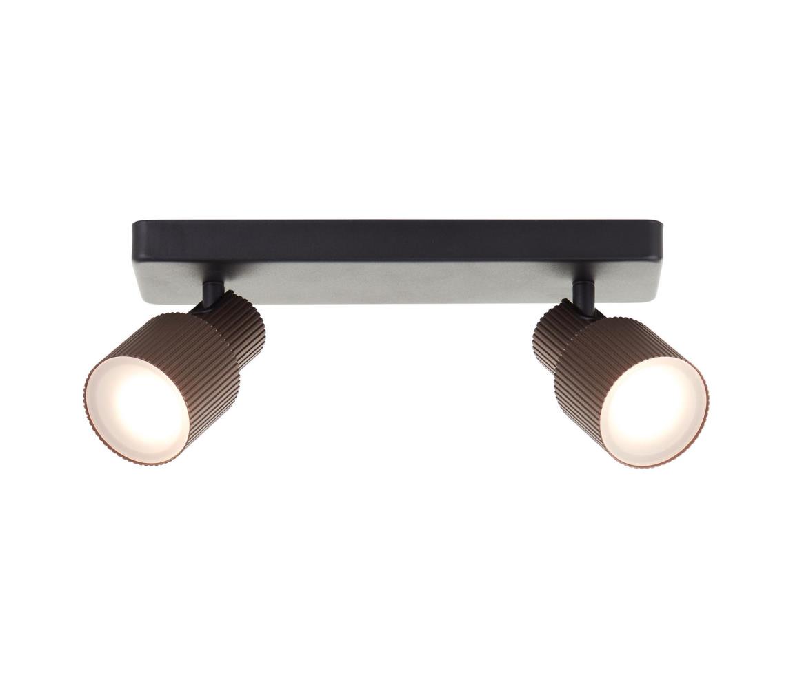 Brilliant - LED Oświetlenie punktowe CADIZ 2xGU10/5W/230V brąz