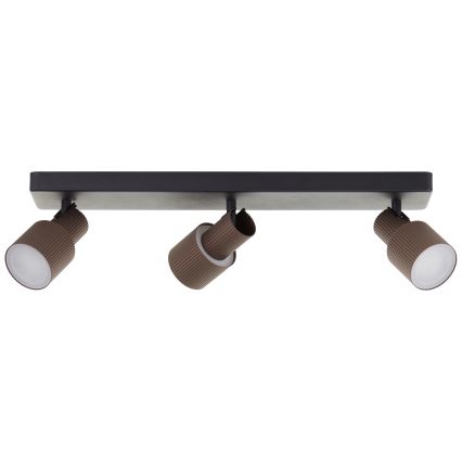 Brilliant - LED Oświetlenie punktowe CADIZ 3xGU10/5W/230V brąz