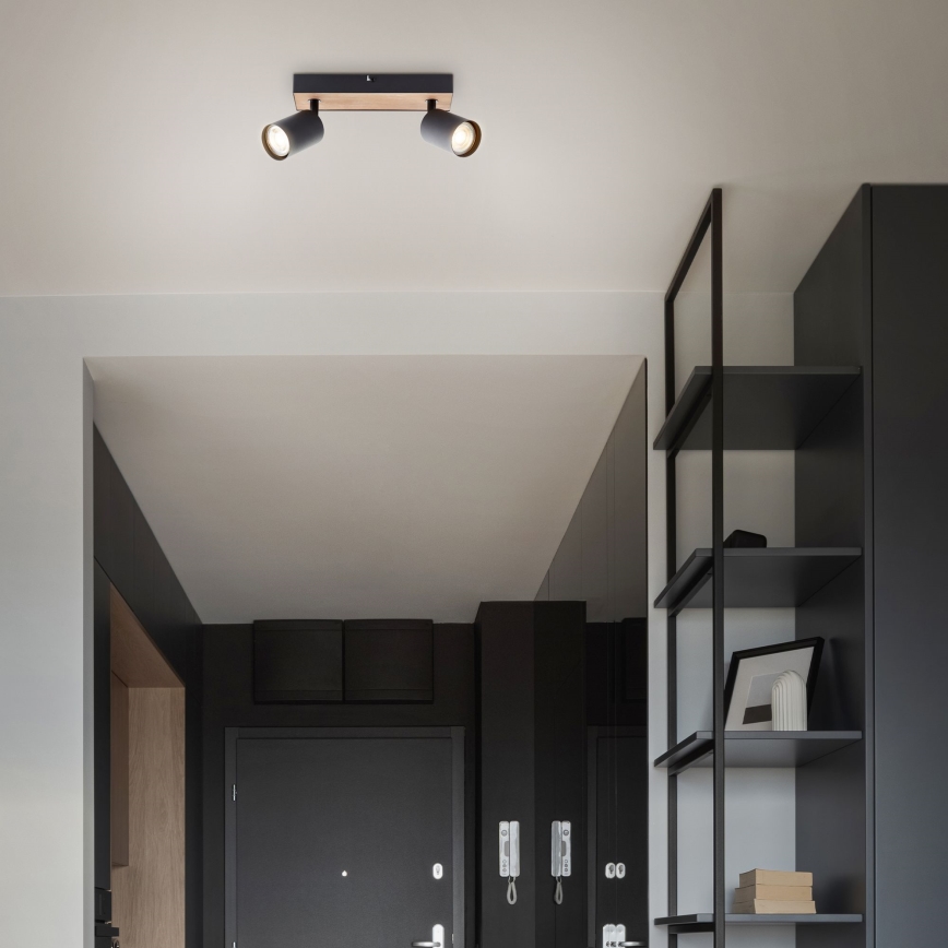 Brilliant - LED Oświetlenie punktowe JELLO 2xGU10/4,5W/230V sosna - FSC certyfikowano