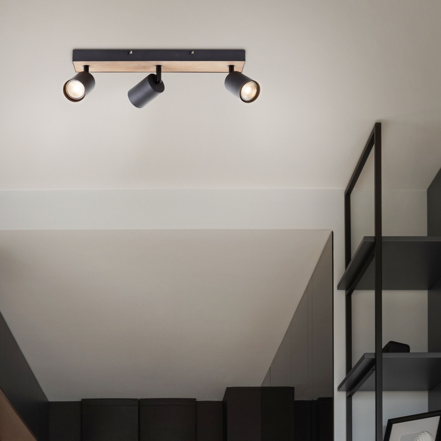 Brilliant - LED Oświetlenie punktowe JELLO 3xGU10/4,5W/230V sosna