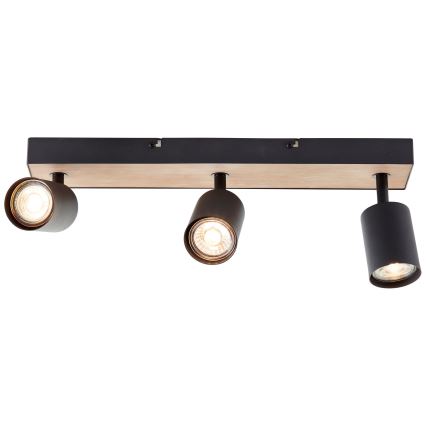 Brilliant - LED Oświetlenie punktowe JELLO 3xGU10/4,5W/230V sosna