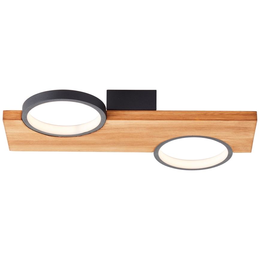 Brilliant - LED Plafon CHEESY LED/14W/230V sosna - FSC certyfikowano