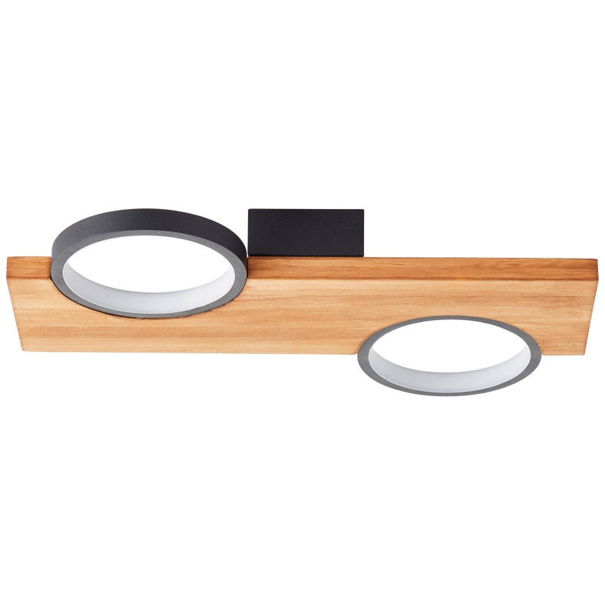 Brilliant - LED Plafon CHEESY LED/14W/230V sosna - FSC certyfikowano