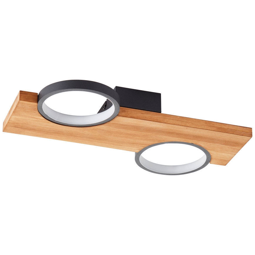 Brilliant - LED Plafon CHEESY LED/14W/230V sosna - FSC certyfikowano