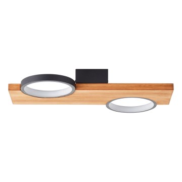 Brilliant - LED Plafon CHEESY LED/14W/230V sosna - FSC certyfikowano