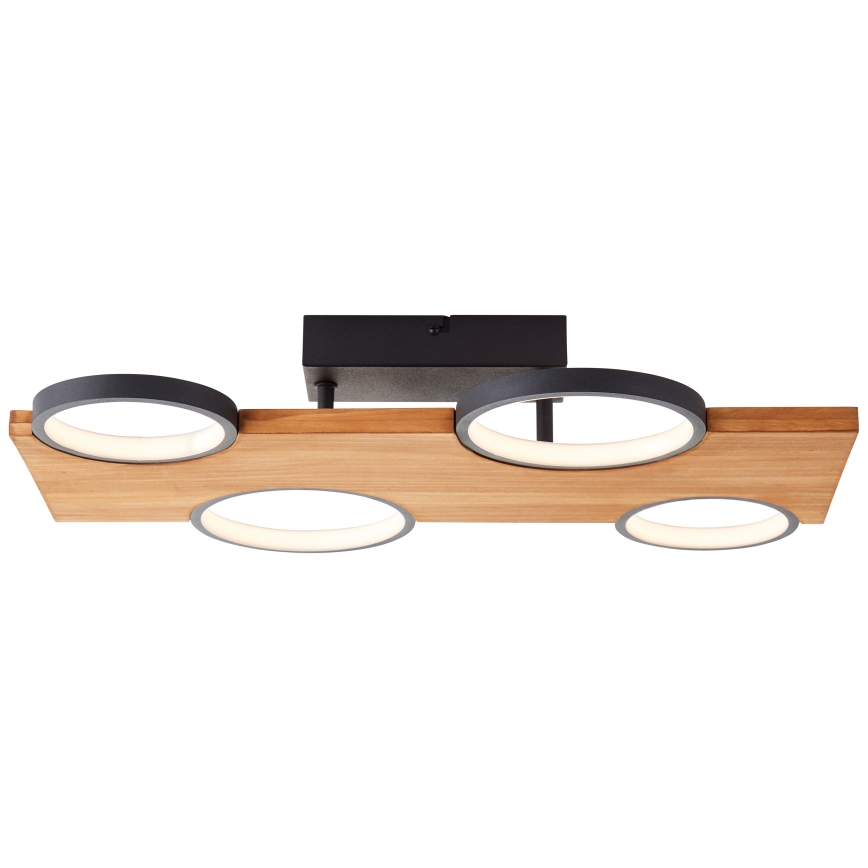 Brilliant - LED Plafon CHEESY LED/28W/230V sosna - FSC certyfikowano