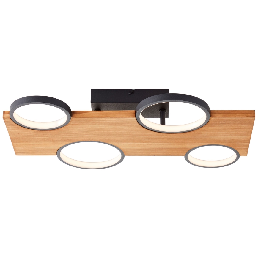 Brilliant - LED Plafon CHEESY LED/28W/230V sosna - FSC certyfikowano