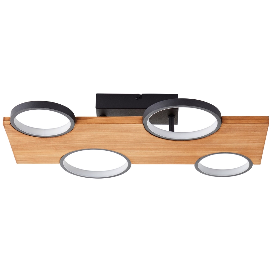 Brilliant - LED Plafon CHEESY LED/28W/230V sosna - FSC certyfikowano