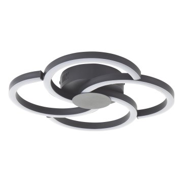 Brilliant - LED Plafon FICO LED/22W/230V śr. 34 cm czarny