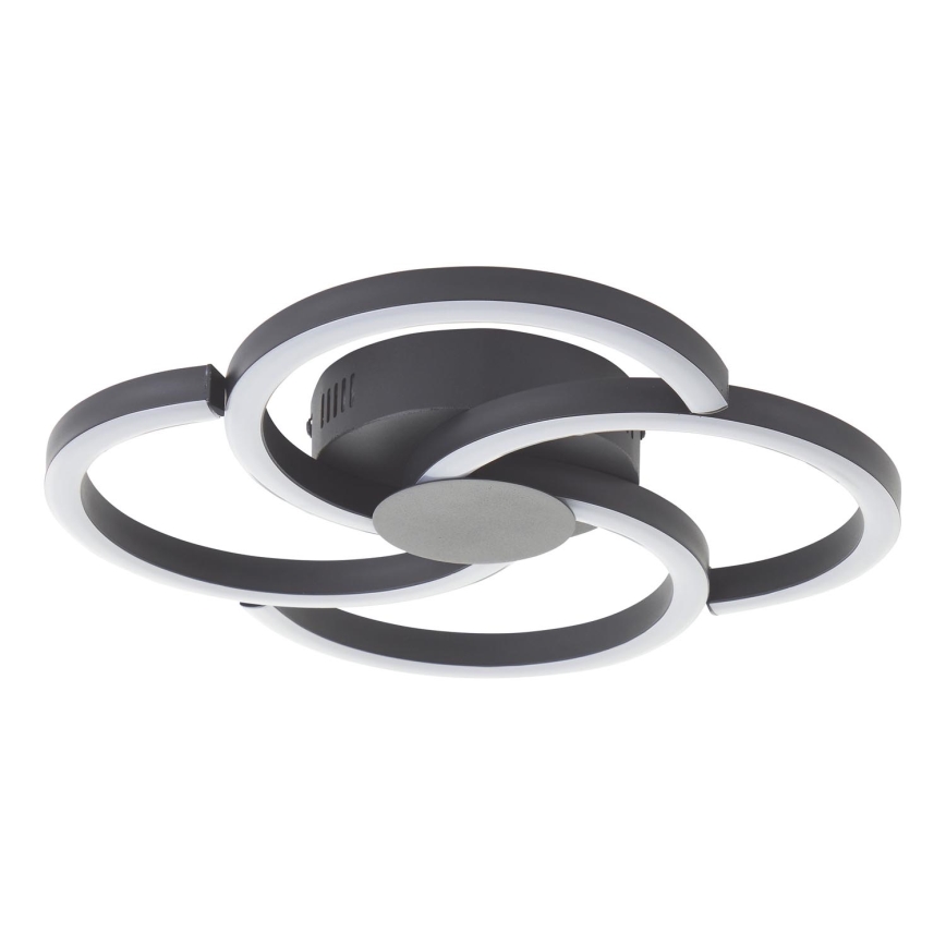 Brilliant - LED Plafon FICO LED/22W/230V śr. 34 cm czarny