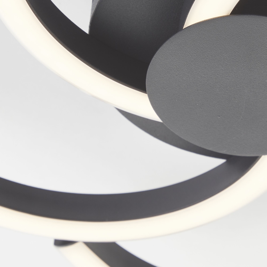 Brilliant - LED Plafon FICO LED/22W/230V śr. 34 cm czarny