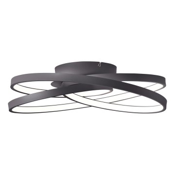 Brilliant - LED Plafon LABYRINTH LED/40W/230V śr. 39,5 cm czarny