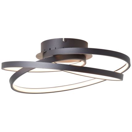 Brilliant - LED Plafon LABYRINTH LED/40W/230V śr. 39,5 cm czarny