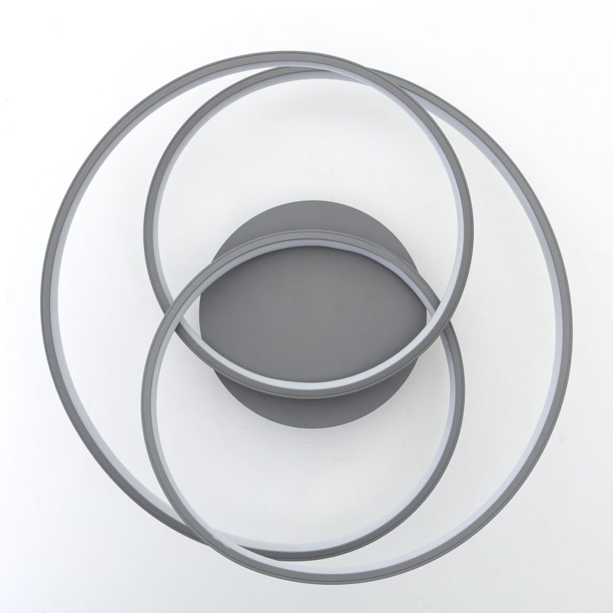 Brilliant - LED Plafon LABYRINTH LED/40W/230V śr. 39,5 cm szary