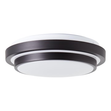 Brilliant - LED Plafon MALMÖ LED/12W/230V 3000K śr. 34,5 cm czarny
