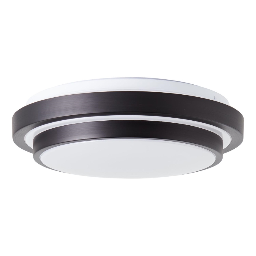 Brilliant - LED Plafon MALMÖ LED/12W/230V 3000K śr. 34,5 cm czarny