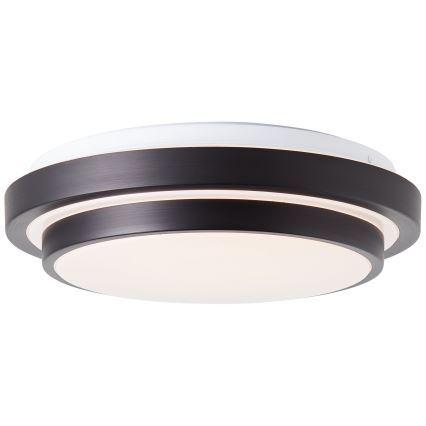 Brilliant - LED Plafon MALMÖ LED/12W/230V 3000K śr. 34,5 cm czarny