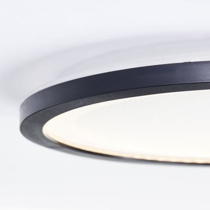 Brilliant - LED Plafon MOSAKO LED/16W/230V 3000K śr. 25 cm czarny