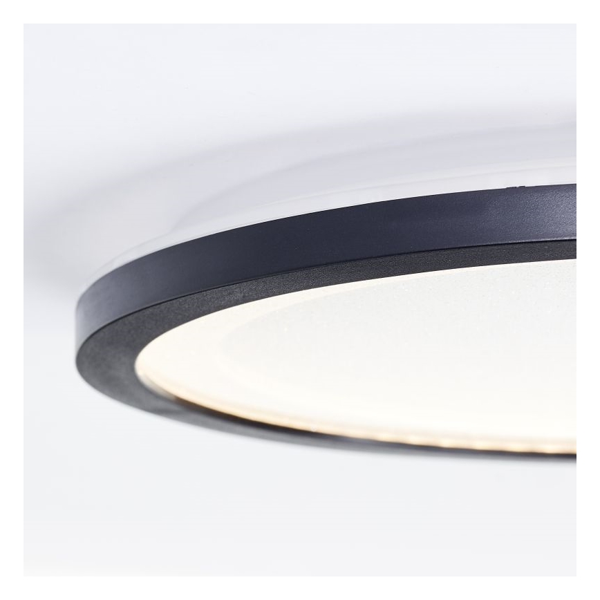 Brilliant - LED Plafon MOSAKO LED/16W/230V 3000K śr. 25 cm czarny