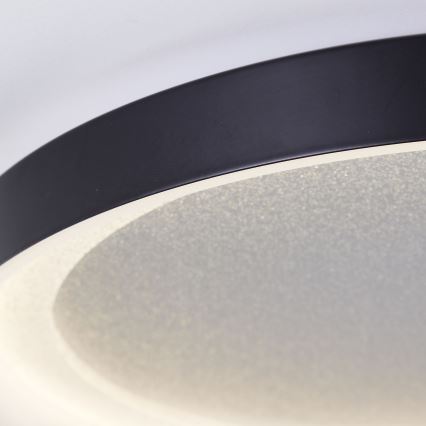 Brilliant - LED Plafon QUITO LED/24W/230V 3000K śr. 33 cm czarny