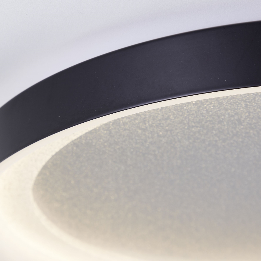 Brilliant - LED Plafon QUITO LED/24W/230V 3000K śr. 33 cm czarny