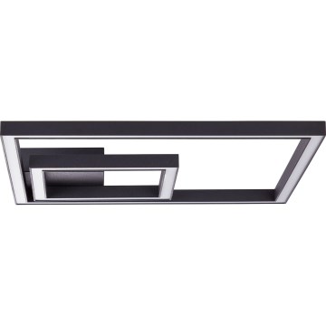 Brilliant - LED Plafon QUON LED/24W/230V 3000K 40x40 cm czarny