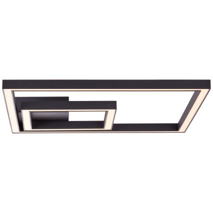 Brilliant - LED Plafon QUON LED/24W/230V 3000K 40x40 cm czarny