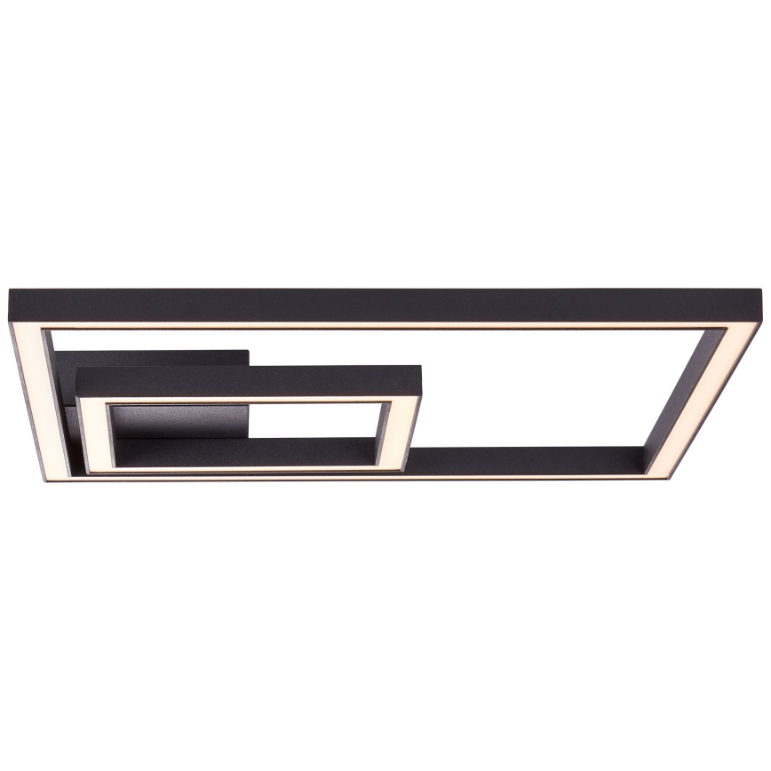 Brilliant - LED Plafon QUON LED/24W/230V 3000K 40x40 cm czarny