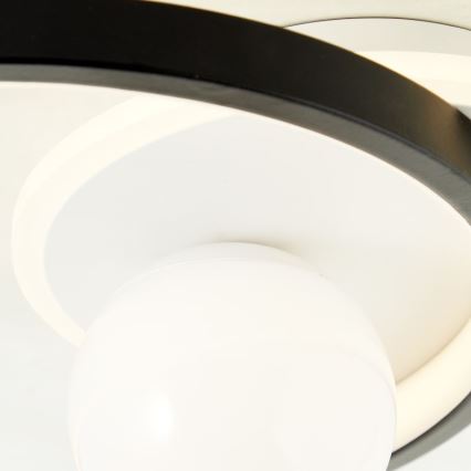 Brilliant - LED Plafon ściemnialny ATLANTA LED/24W/230V czarny/biały