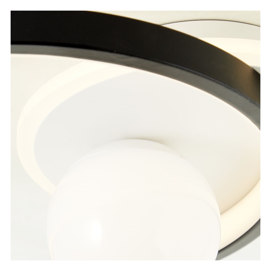Brilliant - LED Plafon ściemnialny ATLANTA LED/24W/230V czarny/biały