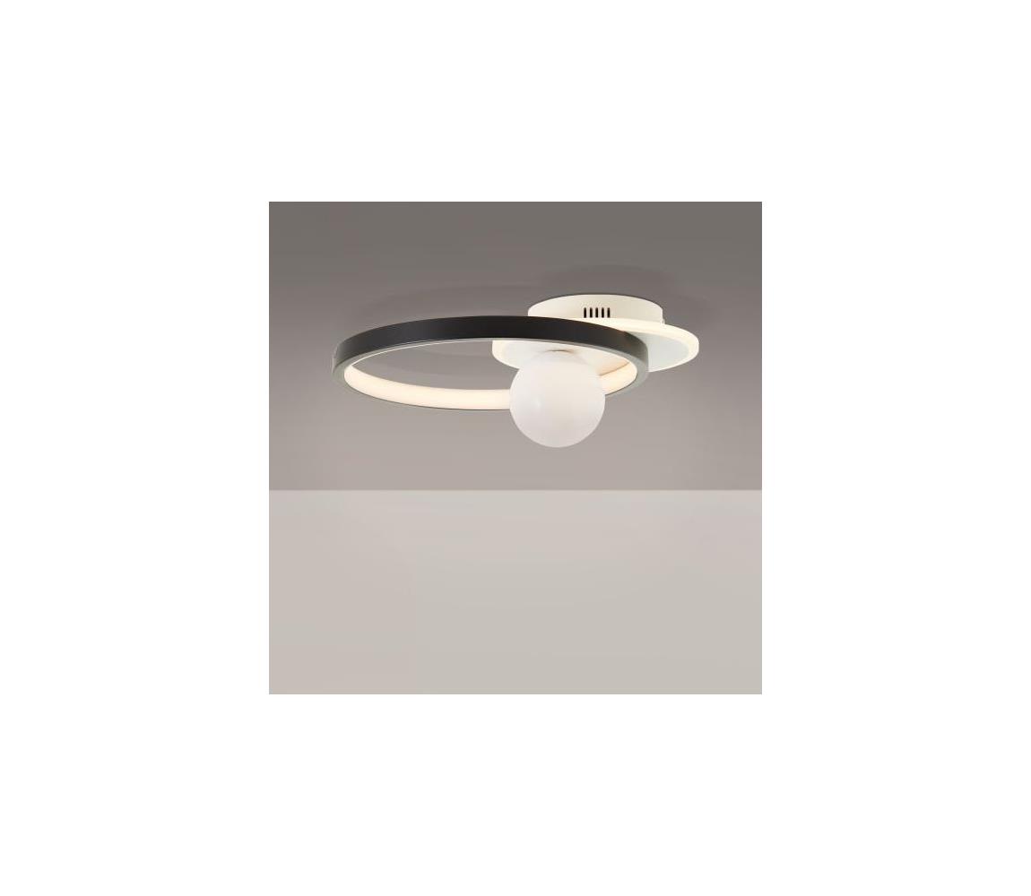 Brilliant - LED Plafon ściemnialny ATLANTA LED/24W/230V czarny/biały