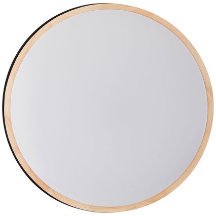 Brilliant - LED Plafon ściemnialny BAARLO LED/36W/230V 3000-6500K śr. 50 cm czarny/figowiec + zdalne sterowanie