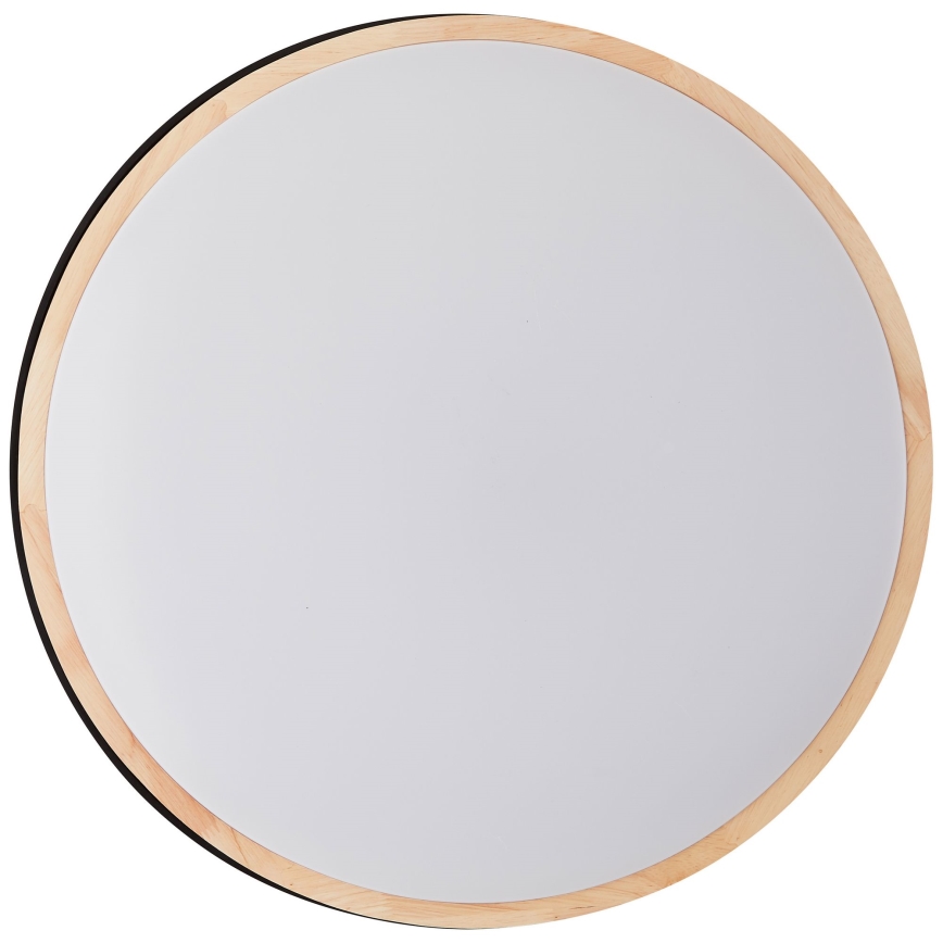 Brilliant - LED Plafon ściemnialny BAARLO LED/36W/230V 3000-6500K śr. 50 cm czarny/figowiec + zdalne sterowanie